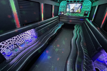 Colorado Springs Limo Bus Interior