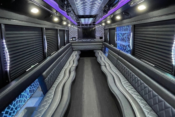 Colorado Springs Party Bus Interior