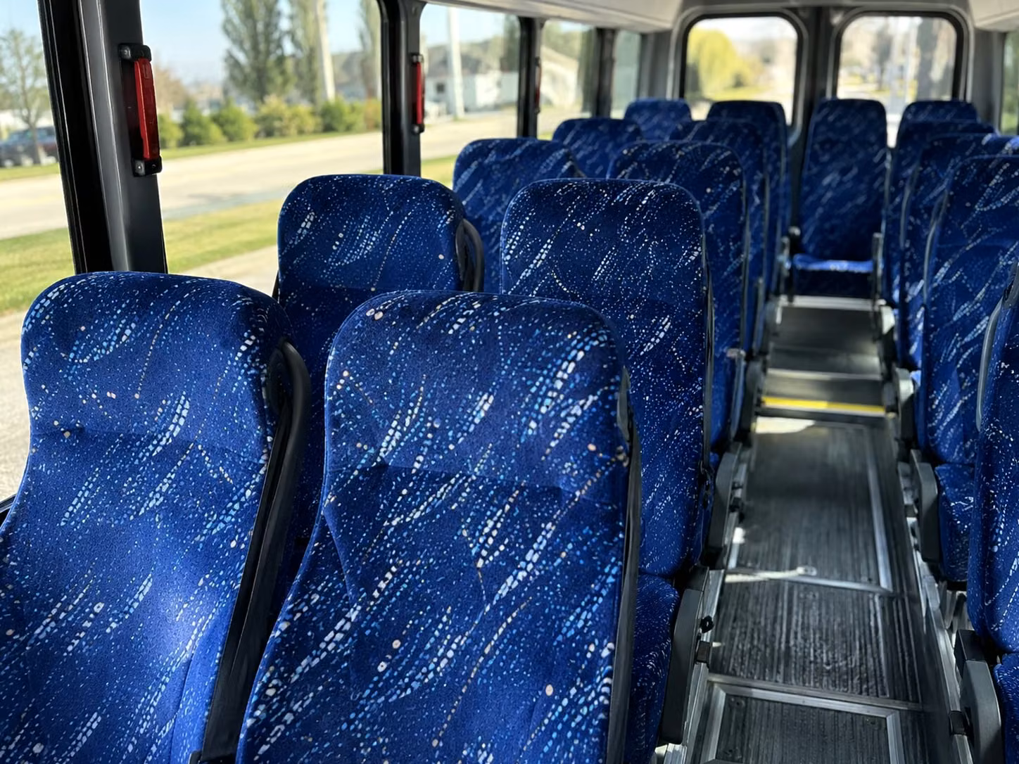 15 passenger minibus inside