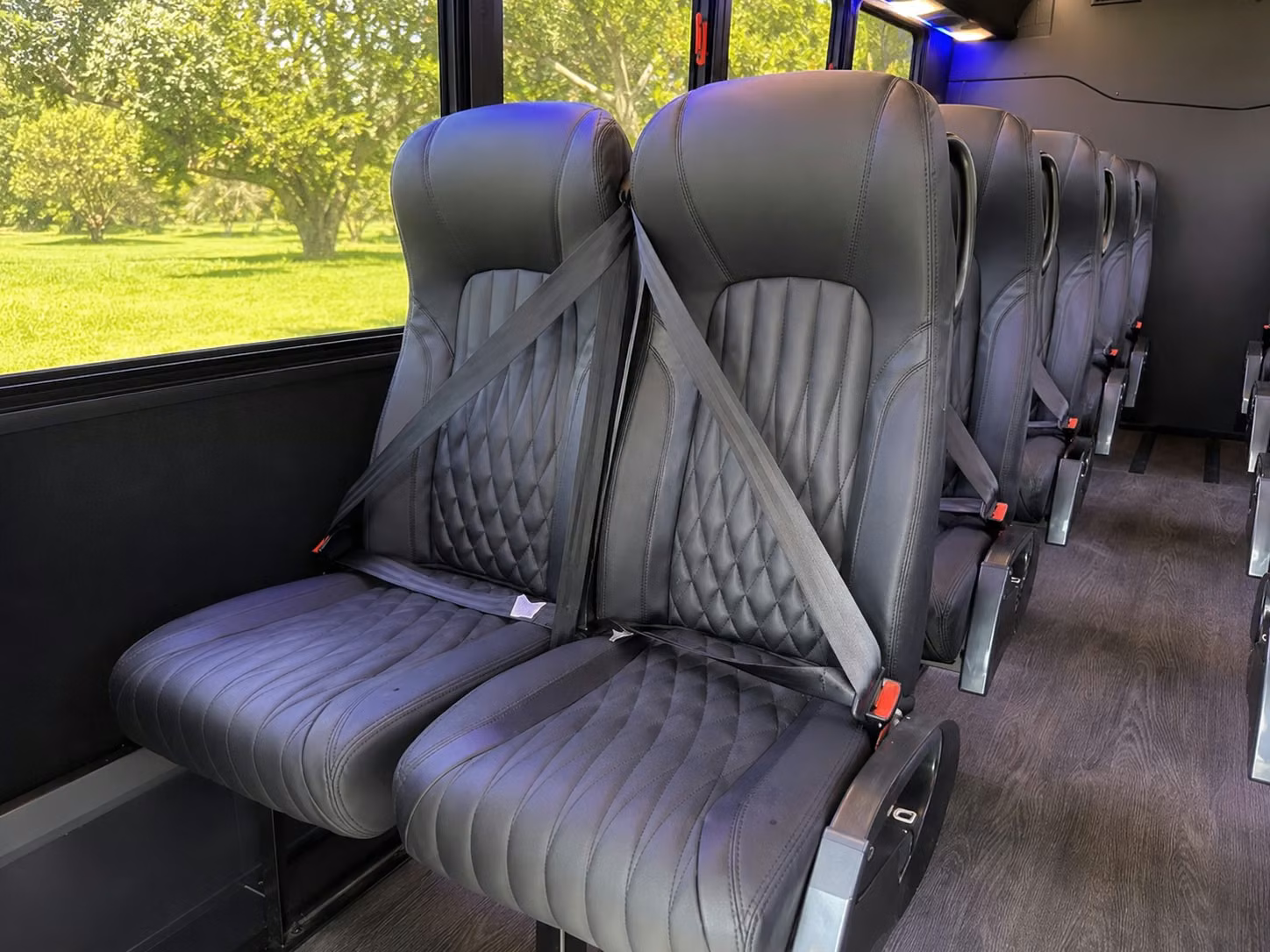 18 passenger minibus inside