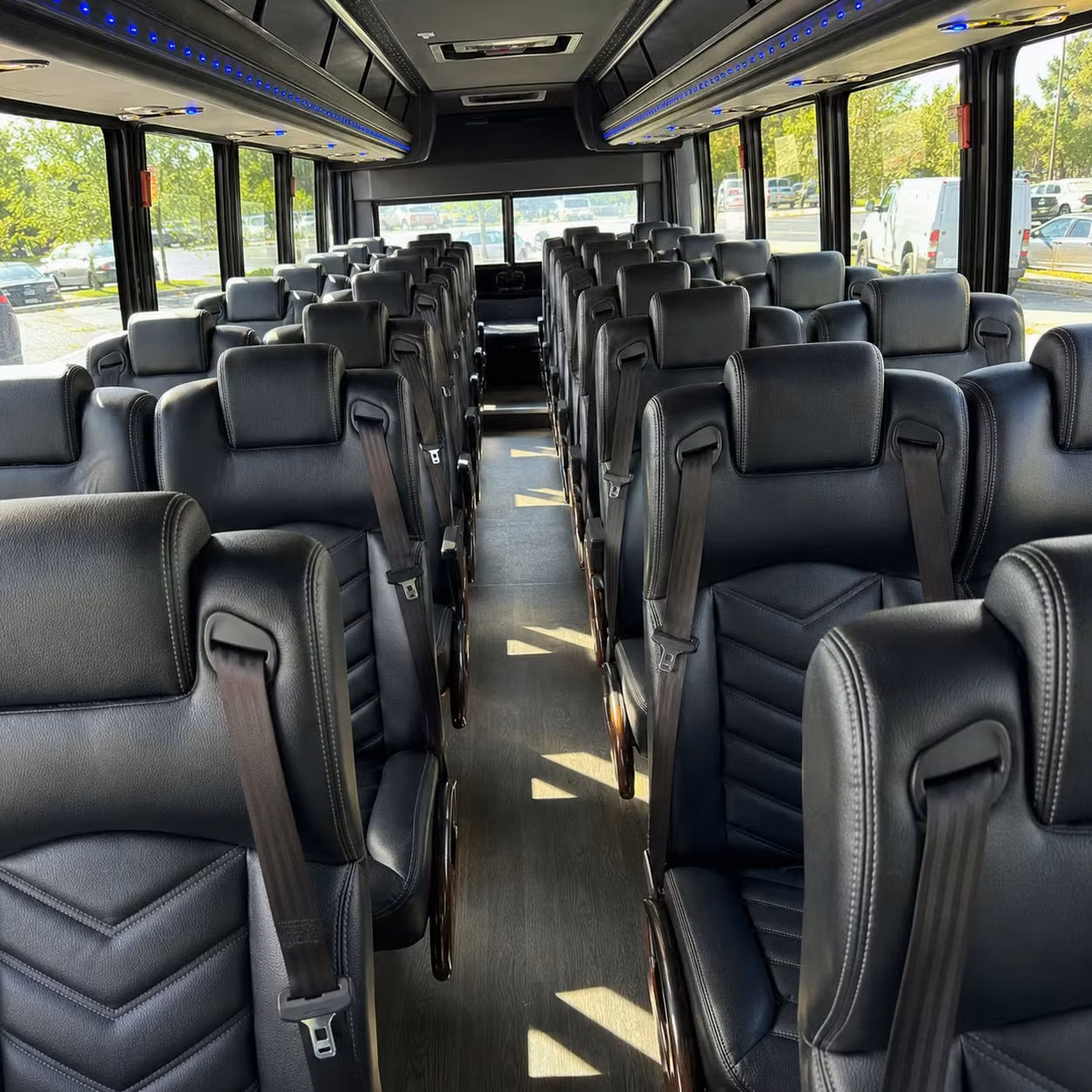 30 passenger minibus interior
