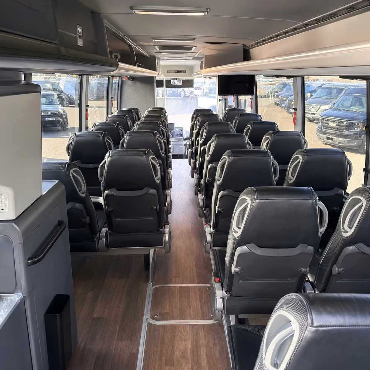plan colorado springs military group transportation with a charter bus